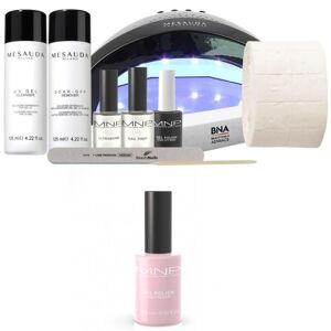 Mesauda Milano Kit complet vernis semi permanent MNP Gel Polish n°34 Nude 10ML