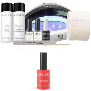 Mesauda Milano Kit complet vernis semi permanent MNP Gel Polish n°100 Smash! 10ML