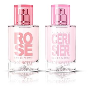 Solinotes Mix Tendre : eau de parfum Rose 50ml et eau de parfum Fleur de Cerisier 50ml