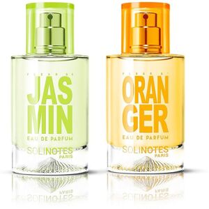 Solinotes Mix Envoûtant : eau de parfum Jasmin 50ml et eau de parfum Fleur d'oranger 50ml