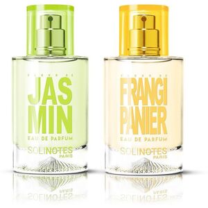 Solinotes Mix Solaire : eau de parfum Jasmin 50ml et eau de parfum Fleur de Frangipanier 50ml