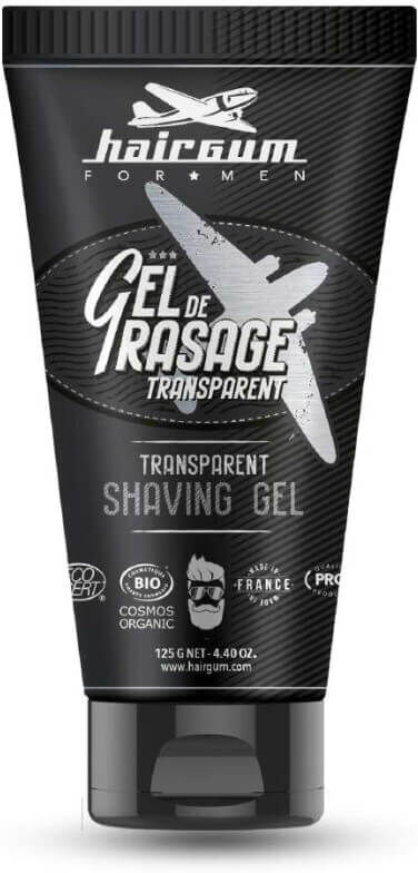 Gel de rasage transparent Hairgum 125g