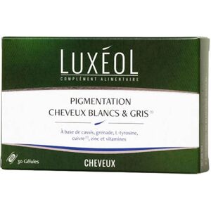 Luxéol Compléments alimentaires pigmentation cheveux blancs et gris Luxéol 30 gélules