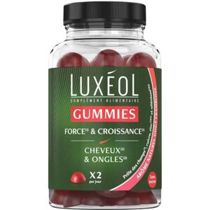 Luxéol Compléments alimentaires force et croissance des cheveux Luxéol 60 gummies