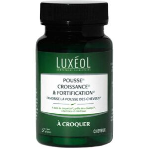 Luxéol Compléments alimentaires pousse, croissance et fortification cheveux à croquer Luxéol 30 pastilles