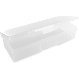 PBI Coffret Boite A Outils Plastique Transparent 19.5*8*4cm - PBI