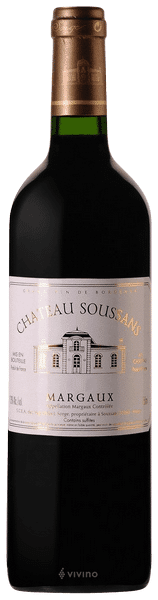 2015 Château Soussans Margaux