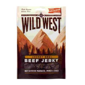 wild west séché viande wild west bœuf saccadé miel un barbecue (70 g, 202 kcal) - Publicité
