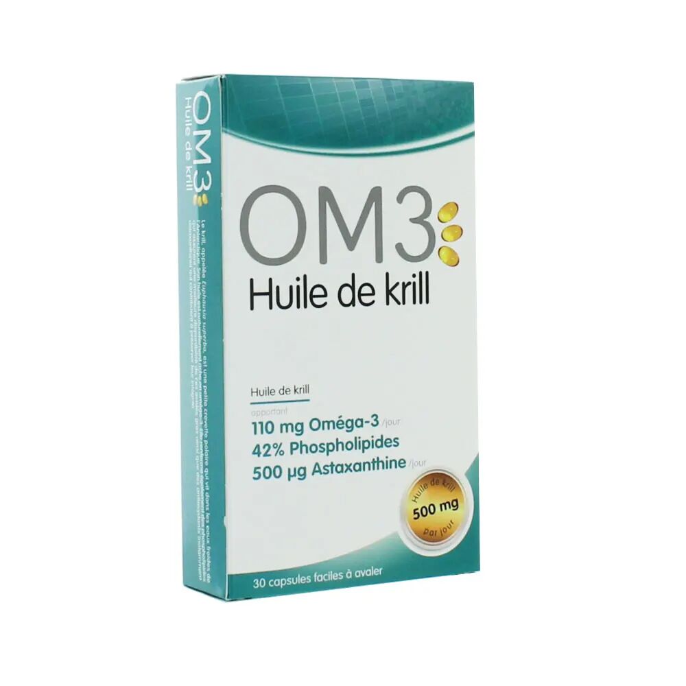 OM3 HUILE KRILL 500 MG 30 capsules OM3