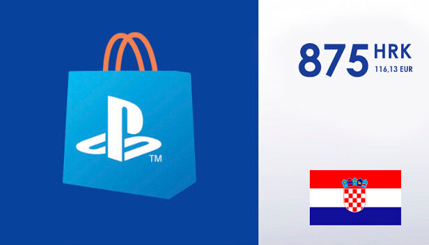 Sony PlayStation Network Gift Card 875 HRK - PSN Croatia