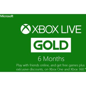 Microsoft Xbox Live Gold 6 Months EU