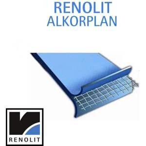 RENOLIT ALKORPLAN Liner PVC Armé 150/100e Uni Standard Alkorplan 1000 Bleu pâle (clair) 41,25 m²