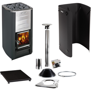 Pack complet Poêle à bois Harvia M3 pour sauna - Publicité Pack complet Poêle à bois Harvia M3 pour sauna - Publicité