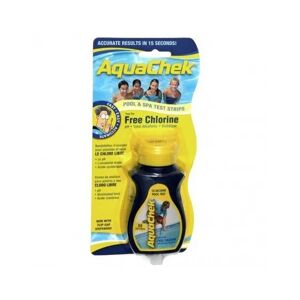 AQUACHEK Boîte de 50 bandelettes de test Aquachek jaune 4-en-1 - Publicité