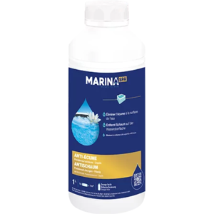 Traitement Anti Mousse Marina - Éliminateur de Mousse pour Piscines et Spas - Publicité Traitement Anti Mousse Marina - Éliminateur de Mousse pour Piscines et Spas - Publicité