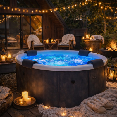 Spa MSpa Denver 6 places 180x180x70cm semi-rigide extérieur haut confort - Publicité Spa MSpa Denver 6 places 180x180x70cm semi-rigide extérieur haut confort - Publicité
