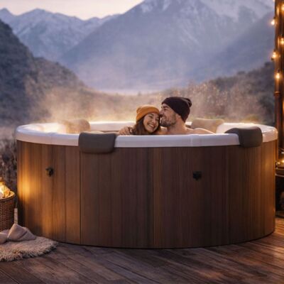 Spa 6 places semi rigide ROVA mSpa – spa extérieur jardin – bulles massantes – 180x180 cm - Publicité Spa 6 places semi rigide ROVA mSpa – spa extérieur jardin – bulles massantes – 180x180 cm - Publicité