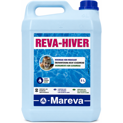 Reva-Hiver Mareva Hivernage non moussant - Bidon 5L - Publicité Reva-Hiver Mareva Hivernage non moussant - Bidon 5L - Publicité