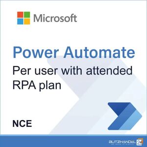 Microsoft Power Automate per user with attended RPA plan NCE