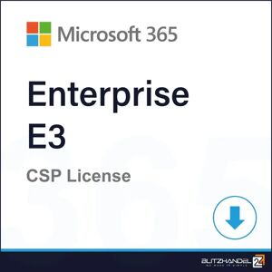 Microsoft 365 Enterprise E3 CSP 25 Utilisateur(s)