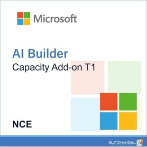 Microsoft AI Builder Capacity Add-on T1 NCE