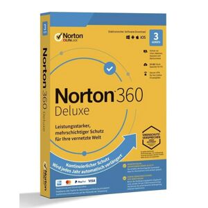 Symantec Norton 360 Deluxe 25 GB cloud backup 3 devices