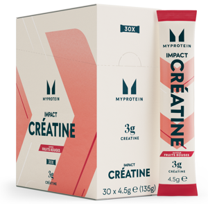 Myprotein, Impact Creatine Stick Packs, 6g (Boxes) - 20portions - Explosion de Baies - Publicité Myprotein, Impact Creatine Stick Packs, 6g (Boxes) - 20portions - Explosion de Baies - Publicité