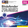 Bitdefender Total Security & VPN Premium 2024 - 5 appareils - Abonnement 1 an