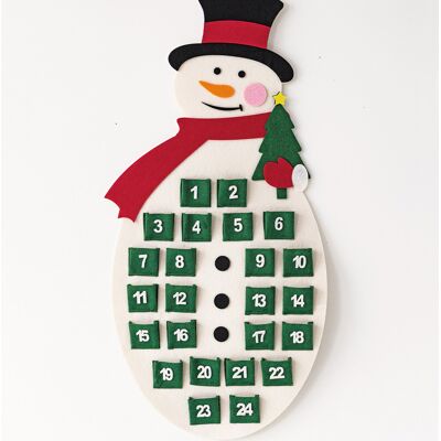 Françoise Saget Calendrier de L'Avent En attendant Noël - Publicité Françoise Saget Calendrier de L'Avent En attendant Noël - Publicité