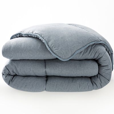 Françoise Saget Couette Sensation flanelle Bleu Polyester - Publicité Françoise Saget Couette Sensation flanelle Bleu Polyester - Publicité