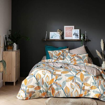 Françoise Saget Housse de couette Cascade nature Beige Coton - Publicité Françoise Saget Housse de couette Cascade nature Beige Coton - Publicité
