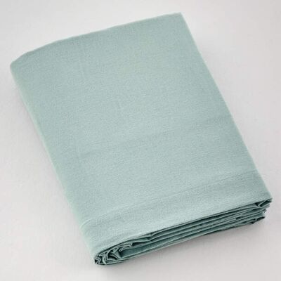 Françoise Saget Drap Flanelle unie Bleu Flanelle de Coton - Publicité Françoise Saget Drap Flanelle unie Bleu Flanelle de Coton - Publicité