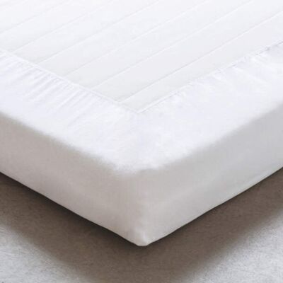 Françoise Saget Alèse Protection imperméable molleton Blanc Coton - Publicité Françoise Saget Alèse Protection imperméable molleton Blanc Coton - Publicité