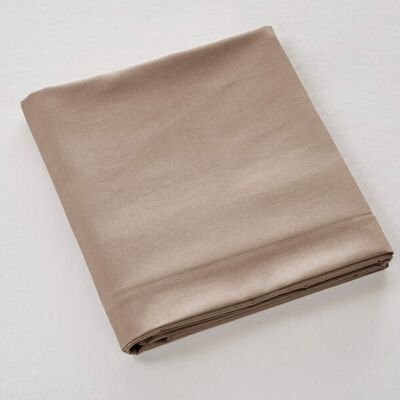 Françoise Saget Drap Unis lit Gris Coton - Publicité Françoise Saget Drap Unis lit Gris Coton - Publicité