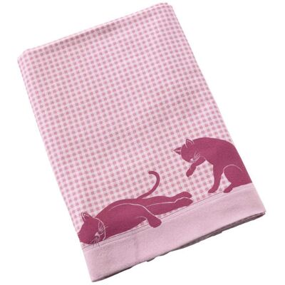 Françoise Saget Drap Vie de rêve Rose Flanelle de Coton - Publicité Françoise Saget Drap Vie de rêve Rose Flanelle de Coton - Publicité