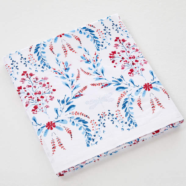 Françoise Saget Drap Cascades florales Multicolore Coton