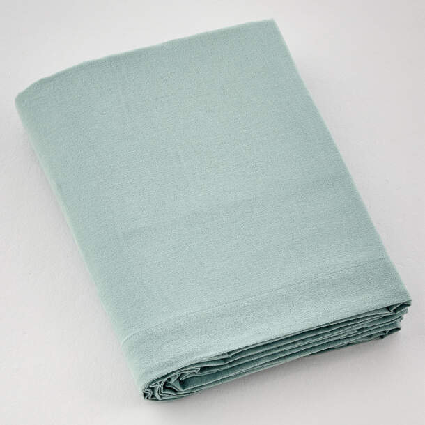 Françoise Saget Drap Flanelle unie Bleu glacier Flanelle de Coton