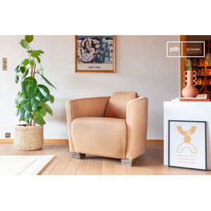 PIB Fauteuil en cuir camel Red Baron