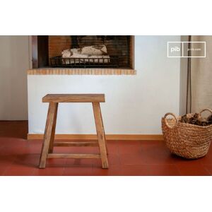 PIB Tabouret en bois d'orme Vizzavona