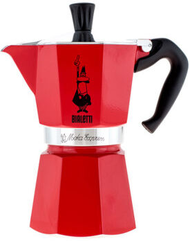 Cafetière Bialetti Moka Express Red 6 cups (6 tasses)