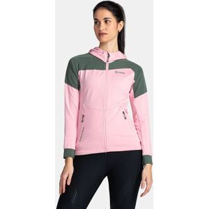 Sweat a capuche stretch pour femme Kilpi MEMPHIS-W Rose clair - 46 Rose clair 46 femme