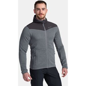 Sweat a capuche de sport pour homme Kilpi TANALI-M Dark grey - S Dark grey S homme