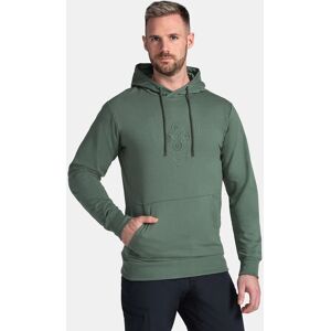 Sweat a capuche en coton pour homme Kilpi LAGOA-M Vert fonce - XS Vert fonce XS homme