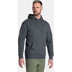 Sweat a capuche en coton pour homme Kilpi LAGOA-M Dark grey - M Dark grey M homme