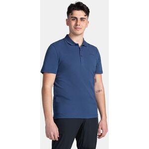 Polo en coton pour homme Kilpi VILAR-M Bleu fonce - XS Bleu fonce XS homme