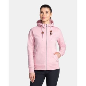 KILPI Sweat à capuche en coton pour femme Kilpi TARALI-W Rose clair - 40 Rose clair 40 femme