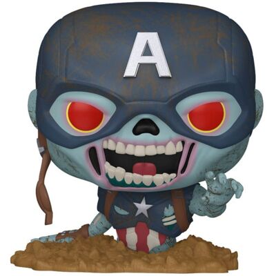 ZOMBIE CAPTAIN AMERICA / MARVEL ZOMBIES / FIGURINE FUNKO POP - Publicité ZOMBIE CAPTAIN AMERICA / MARVEL ZOMBIES / FIGURINE FUNKO POP - Publicité
