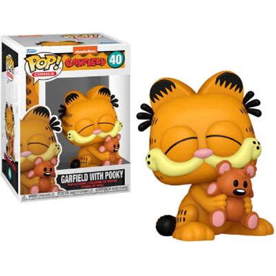 Figure en vinyle Funko Garfield avec Pooky - Série POP Comics - Publicité Figure en vinyle Funko Garfield avec Pooky - Série POP Comics - Publicité