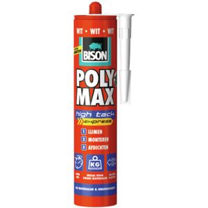 Bison Poly Max® High Tack Express Tube de 425 g blanc