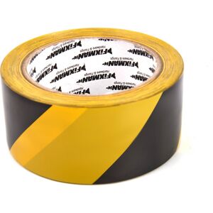 Silverline 50 mm x 33 mètres Ruban de sécurité noir jaune